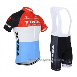 Trek Factory Racing Fahrradbekleidung Radteamtrikot Kurzarm+Kurz Radhose Kaufen Rot weiß W1AAS