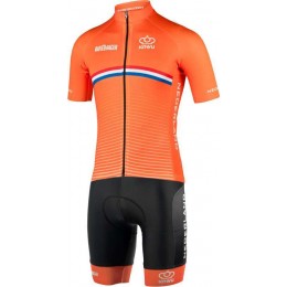 NIEDERLANDE 2020 Set Radtrikot Kurzarm+Radhose Kurzarm BIORACER Radsport-National-Team