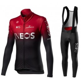 TEAM INEOS 2020 Fahrradbekleidung Radtrikot langarm+Trägerhose lang