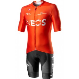 TEAM INEOS 2020 Aero Fahrradbekleidung Set training edition AERO RACE 6.0 Radtrikot+FREE AERO RACE Radhose kurz