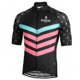 BIANCHI MILANO Nicandro Black Fahrradbekleidung Radtrikot 098PQ