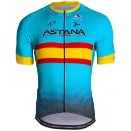 ASTANA PRO TEAM Spanish Champion 2019 Fahrradbekleidung Radtrikot 277LG