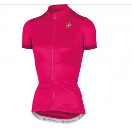 2016 Castelli vrouwen Anima Fahrradbekleidung Radtrikot Rot GQDYI