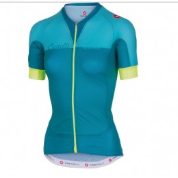 2016 Castelli vrouwen Aero Fahrradbekleidung Radtrikot grün 2TQBL