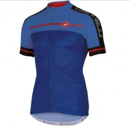 2016 Castelli Velocissimo Fahrradbekleidung Radtrikot blau 0EZ3D