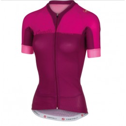 2016 Castelli vrouwen Aero Fahrradbekleidung Radtrikot roze B9DXY