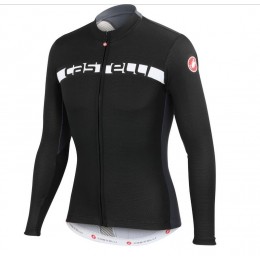 2016 Castelli Prologo 4.0 Fahrradbekleidung Radtrikot Langarmen Schwarz 1GZKF