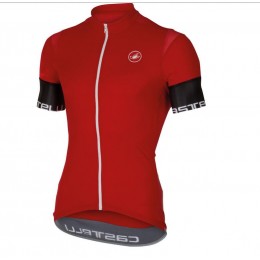 2016 Castelli Entrata 2.0 Fahrradbekleidung Radtrikot Rot 5MN8C