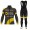 2017 Direct Energie Fahrradbekleidung Set Langarmtrikot+Lange Trägerhose CF5VB