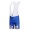 Omega Pharma-Quick Step innergetic Kurz Trägerhose blau weiß 5W1W2