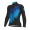 Ale Solid Pulse-blau Fahrradbekleidung Radtrikot Langarm FSOEI