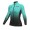 Damen Ale PRS Dots DWR-turquoise Fahrradbekleidung Radtrikot Langarm I2RLO