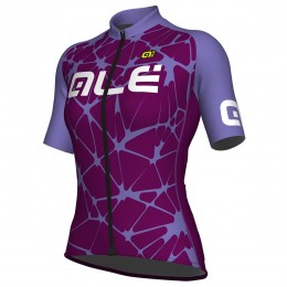 Damen Ale Solid Cracle-Viola Fahrradbekleidung Radtrikot 6PJQA