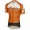 Castelli Distanza oranje Fahrradbekleidung Radtrikot 8M9Q9