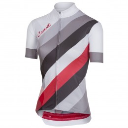 Castelli Prisma-Blanc Damen Fahrradbekleidung Radtrikot 5Q1E8