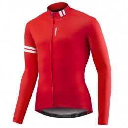 Giant Podium Fahrradbekleidung Radtrikot Langarm red/white EL1W5