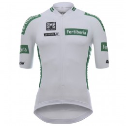 Vuelta Espana 2018 weiß Fahrradbekleidung Radtrikot 6MVEP