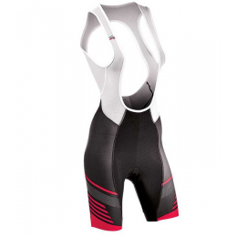 2016 NorthWave Kurz Trägerhose Damen Schwarz Rot DBCVM