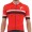 Pinarello Corsa Fahrradbekleidung Radtrikot Rot Schwarz 8R271