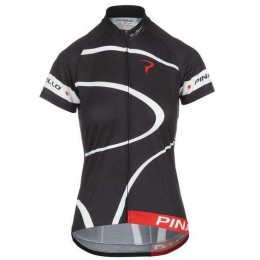 2016 Pinarello Fahrradbekleidung Radtrikot Schwarz Vrouw 3GDOI