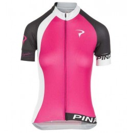 2016 Pinarello Fahrradbekleidung Radtrikot Rot Schwarz Vrouw 9QA9D