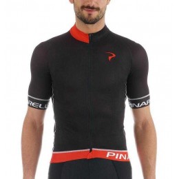 2016 Pinarello Fahrradbekleidung Radtrikot Rot Schwarz 5X7HN