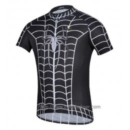 Spider-Man Fahrradtrikot Radsport Schwarz HDUNM