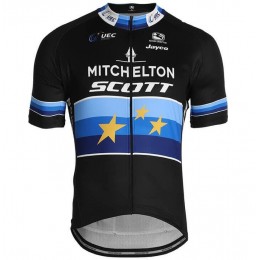 MITCHELTON-SCOTT European Champion 2019 Fahrradbekleidung Radtrikot OFF05