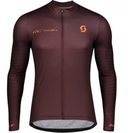 2020 SCOTT RC TEAM 10 Radtrikot langarm Braun