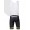 Belkin Pro Team Blanco Fahrradbekleidung Kurz Trägerhose JSD3V