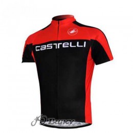 Castelli Pro Team Fahrradtrikot Radsport Rot QLBAA