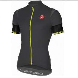 2016 Castelli Entrata 2.0 Fahrradbekleidung Radtrikot Schwarz gelb L07P3