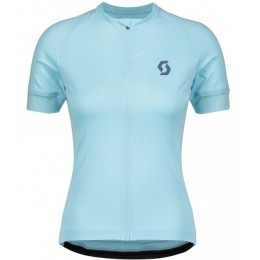 Damen SCOTT ENDURANCE 10 Radtrikot kurzarm Blau 2020