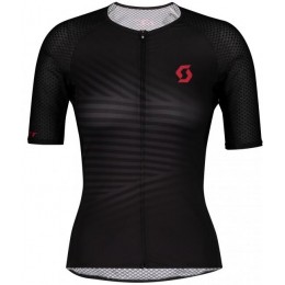 Damen SCOTT RC Premium Climber 2020 Radtrikot kurzarm Schwarz