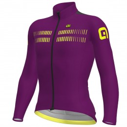 Ale Clima 2.0 Warm Air-Bordeaux Fahrradbekleidung Radtrikot Langarm NX1KB