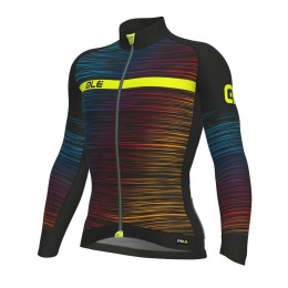 Ale PRR The End-Multicolore Fahrradbekleidung Radtrikot Langarm ZQWCX