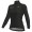 Damen Ale Solid Color Block-Schwarz Fahrradbekleidung Radtrikot Langarm XL7A3