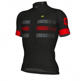 Ale Graphics PRR Strada-Schwarz Rot Fahrradbekleidung Radtrikot Y6K6L