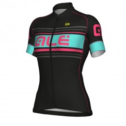 Damen Ale Formula 1.0 Sinuosa-Schwarz Fahrradbekleidung Radtrikot RCL3O