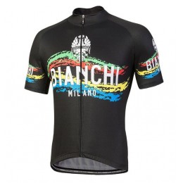 Bianchi Milano Misegna black Fahrradbekleidung Radtrikoten TPT6W