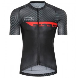 Bioracer Spitfire Dazzle Rot Fahrradbekleidung Radtrikot QZDWI