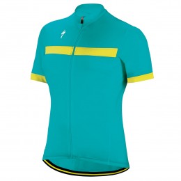 Specialized RBX Sport-Turquoise gelb Damen Fahrradbekleidung Radtrikot KYER1