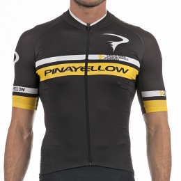 Pinarello 12th Tour de France Fahrradbekleidung Radtrikot Schwarz gelb LTYXU