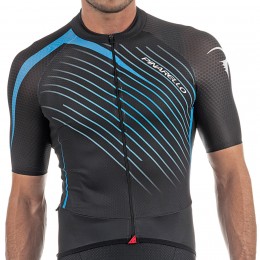 Pinarello Tour Fahrradbekleidung Radtrikot Schwarz Sky blau Z8VI0