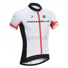 2016 Pinarello Fahrradbekleidung Radtrikot weiß R4Q9J