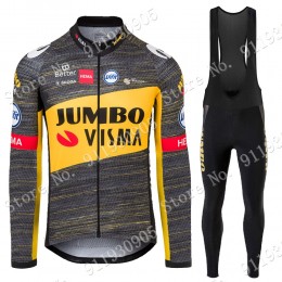 Jumbo Visma Tour De France 2021 Fahrradbekleidung Radtrikot Satz Langarm Und Lange Radhose 418 OxM6j