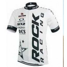 2015 Rock Racing weiß Fahrradtrikot Radsport LELI6