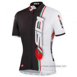 Sidi Dino Fahrradtrikot Radsport weiß Schwarz PS4Z2