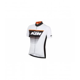 KTM FACTORY LINE schwarz/weiß/orange 2020 Radtrikot kurzarm