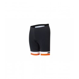 KTM FACTORY LINE schwarz/weiß/orange 2020 kurze Radhose